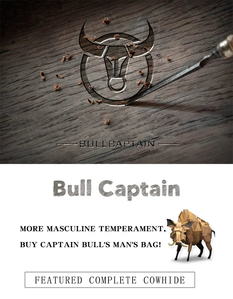 Sac à Bandoulière en Cuir BULLCAPTAIN-