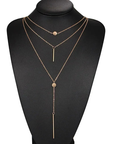 Collier Multicouche pour Femme, Delysia King