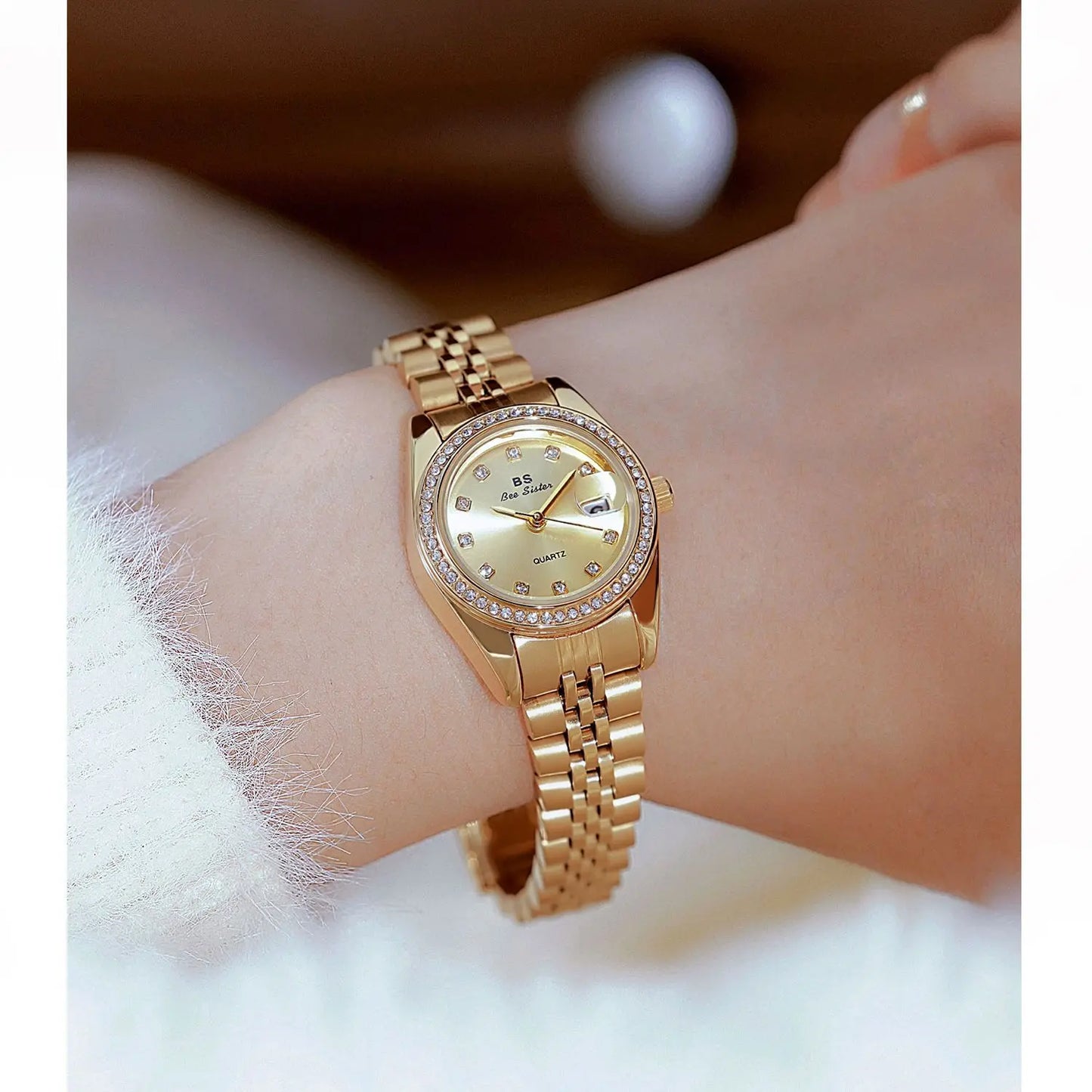 Montre UTHAI- à quartz légère pour femme, marque de luxe