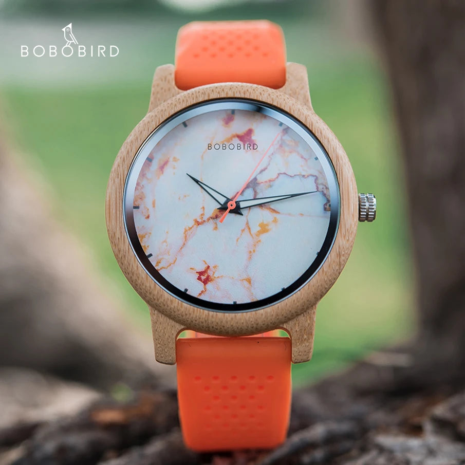 Montre à quartz en bois BOBO BIRD pour homme