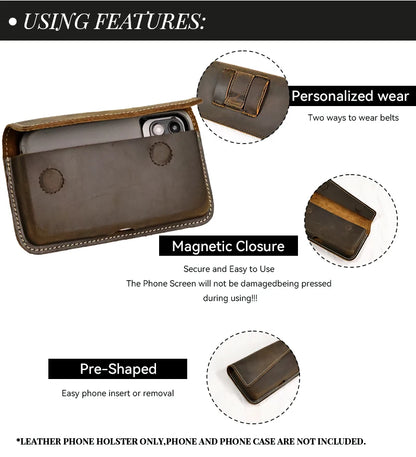 Etui de ceinture de téléphone portable RIYAO-