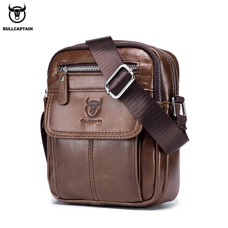 Sac en cuir de vachette pour homme Bullcaptain-